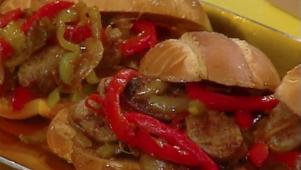 Sausage and Pepper Hoagies