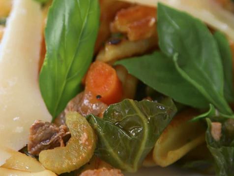 Brisket Ragu with Crispy Pasta