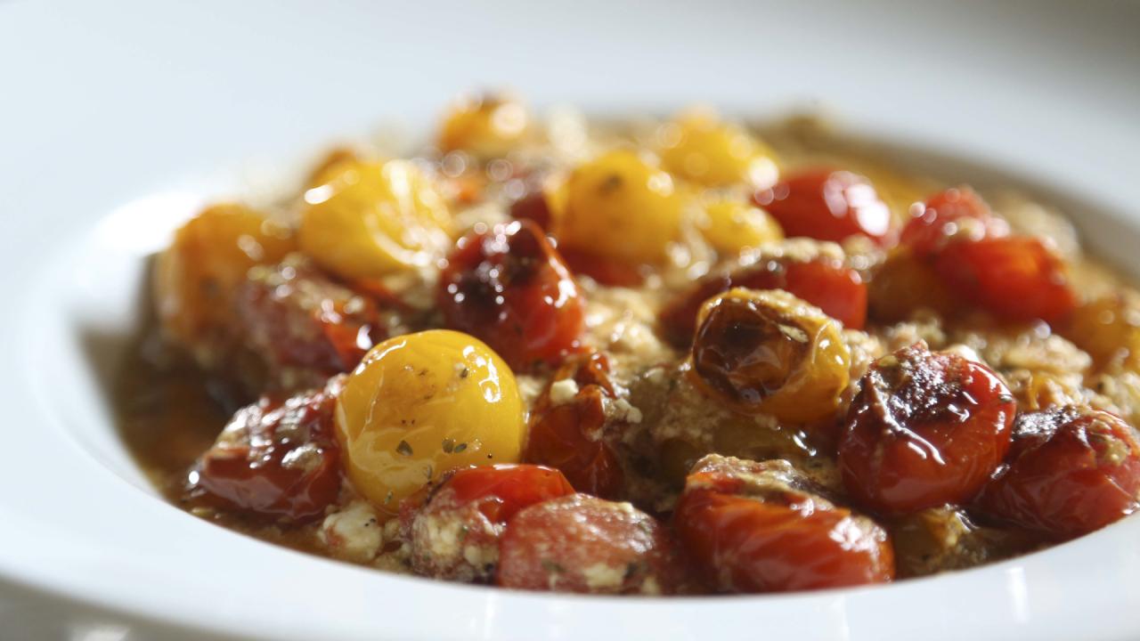 Blistered Tomatoes in the Snow