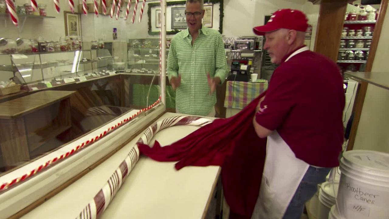 Giant Handmade Candy Cane