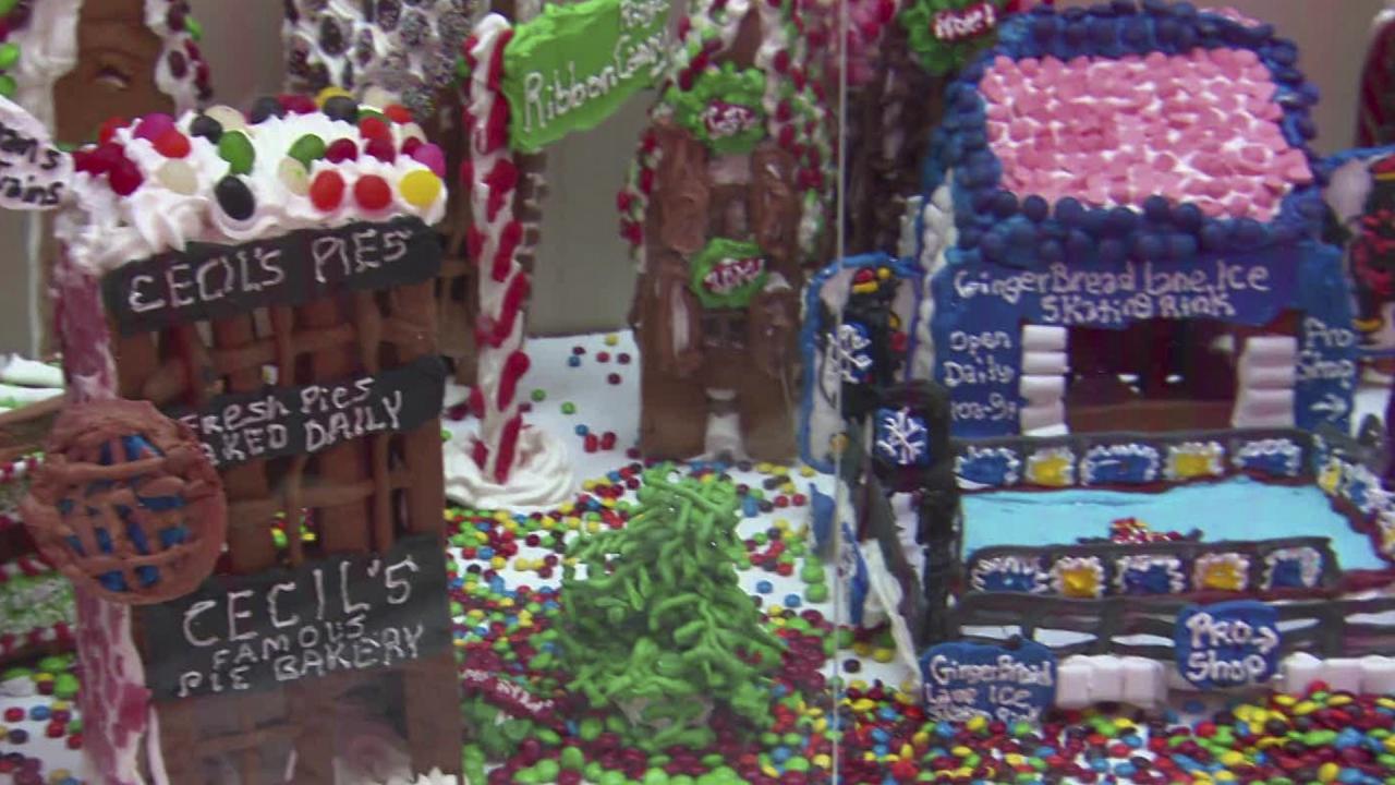 Giant Gingerbread Village