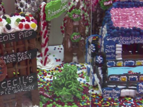 Giant Gingerbread Village