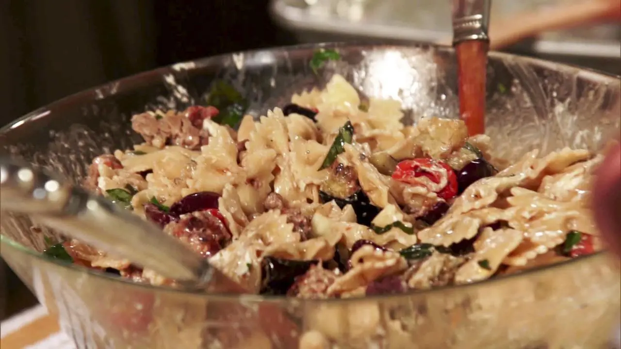 Nancy's Eggplant-Sausage Pasta