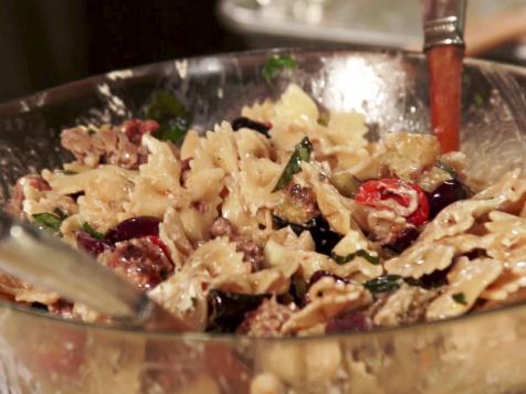 Eggplant and Sausage Pasta Salad