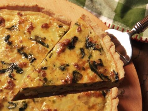 Sausage, Spinach and Potato Tart
