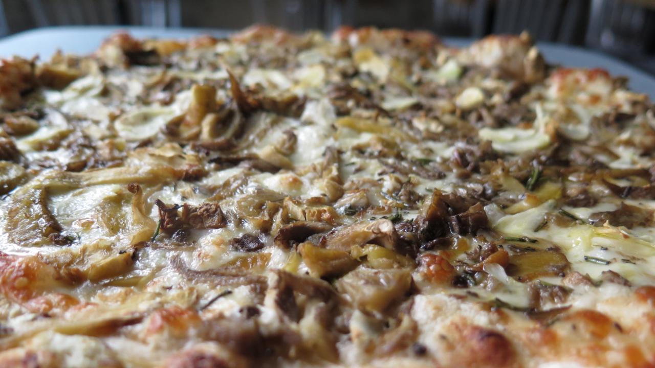Most Marvelous Mushroom Pizza