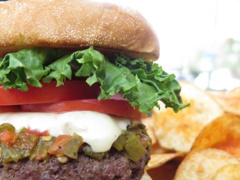 Green Chile Cheeseburger