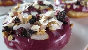 Blueberry Crunch Doughnut