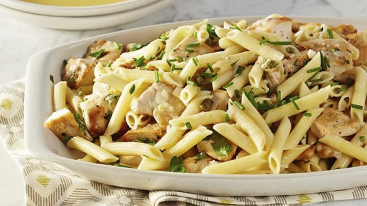 Chicken Piccata Pasta Toss