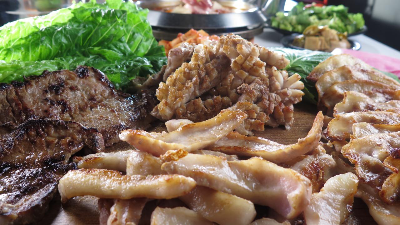 BBQ Flower Pork Belly