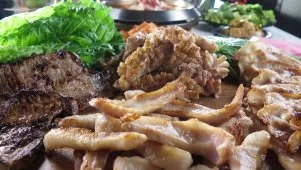 BBQ Flower Pork Belly