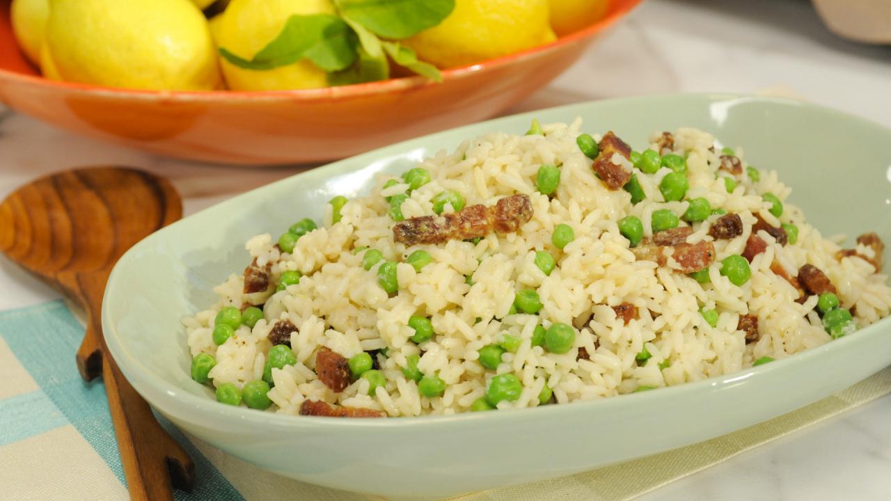Rice with Peas and Bacon