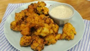 Geoffrey's Shrimp Fritters