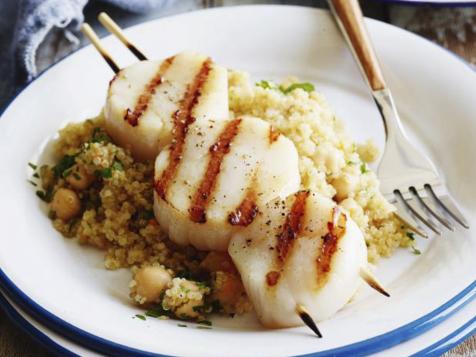 Giada's Scallops with Quinoa
