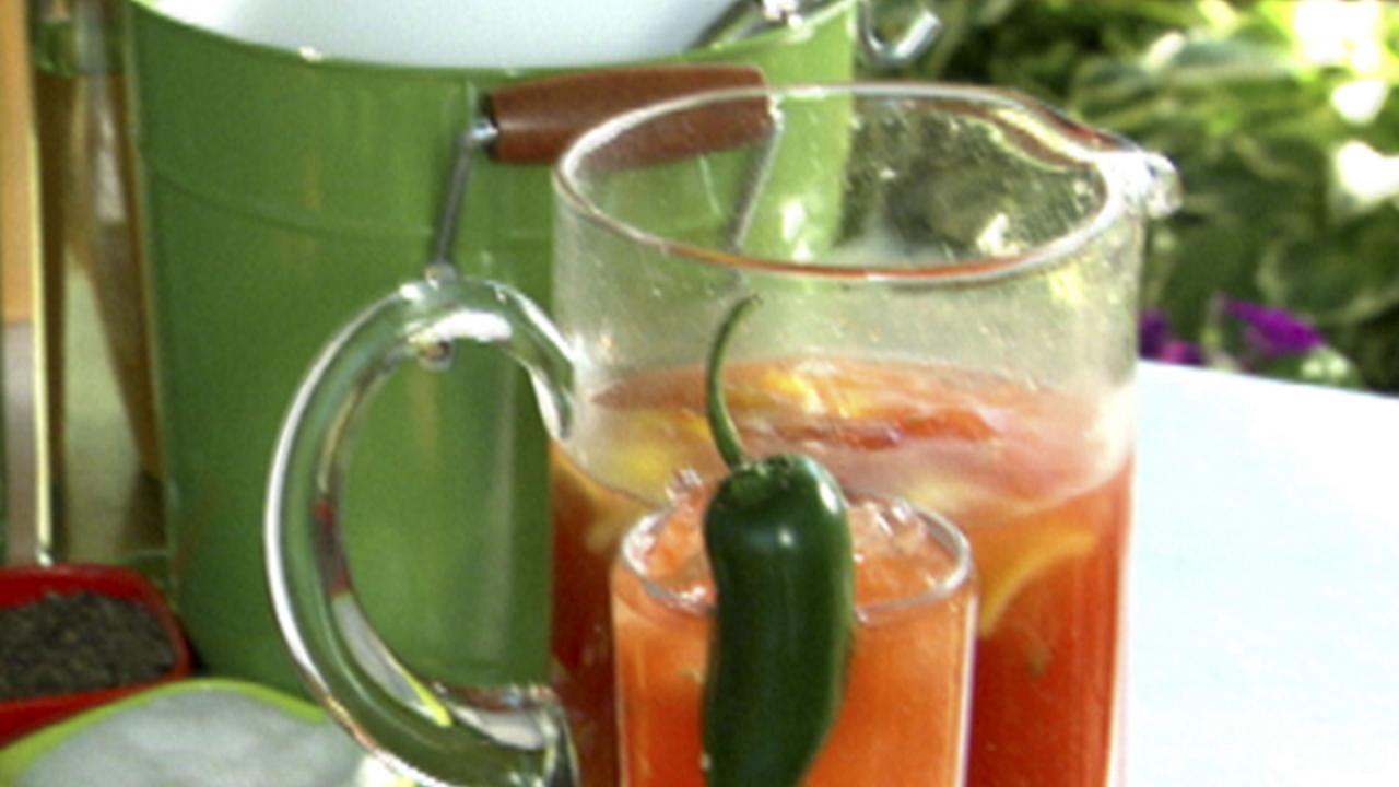 Spicy Hot Bloody Mary Cocktail