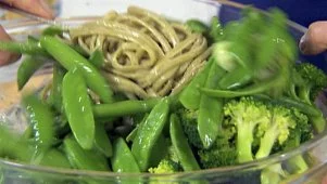 Noodles With Lime Peanut Sauce