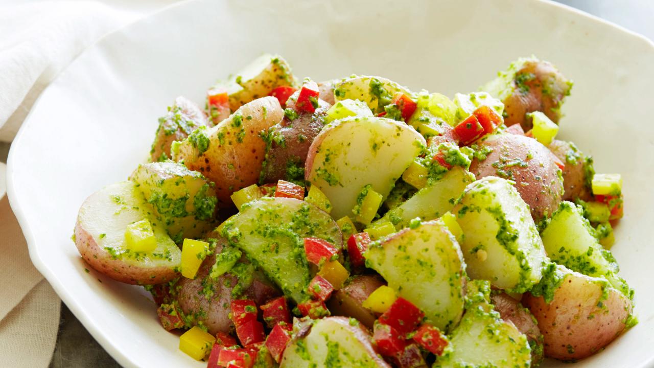 Summery Pesto Potato Salad