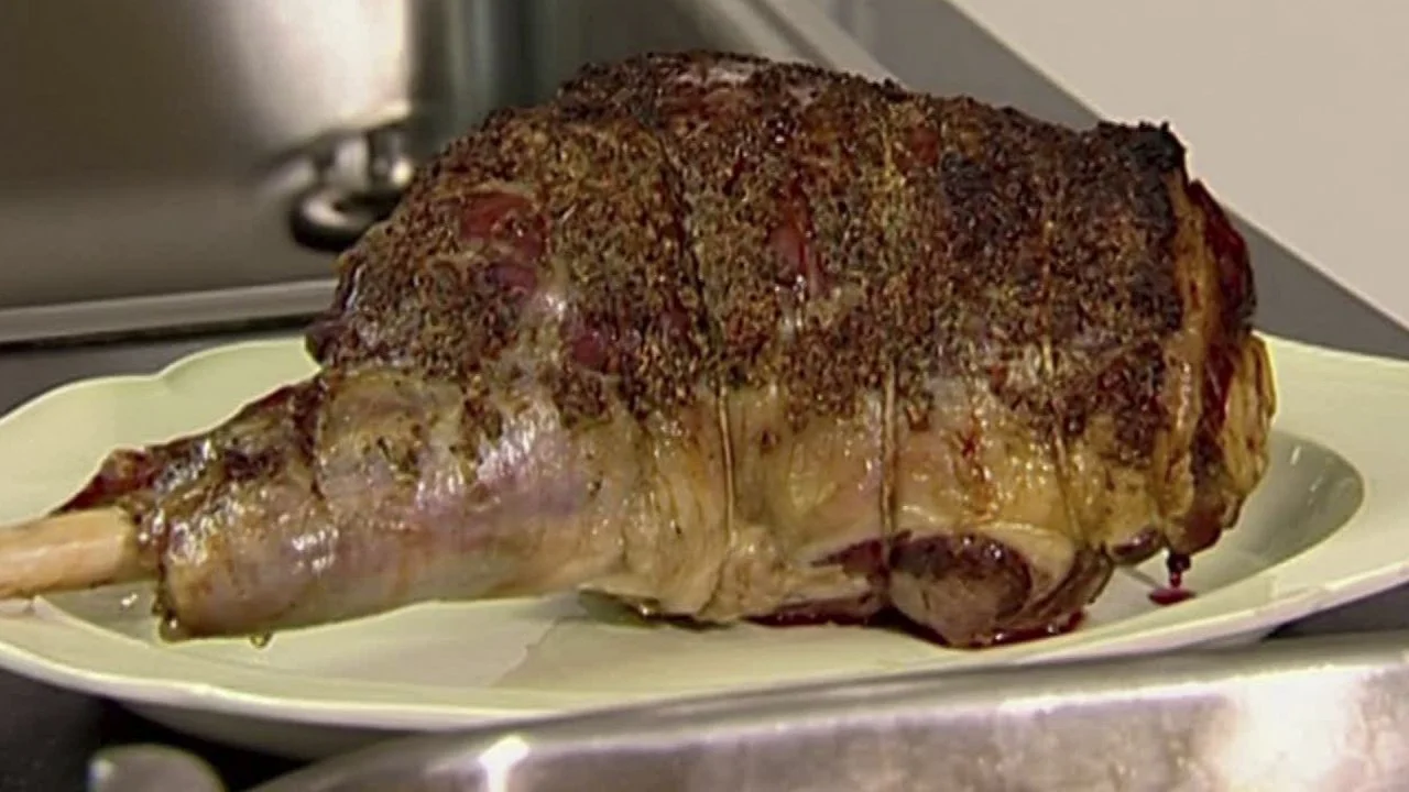 Ina's Herb-Roasted Lamb