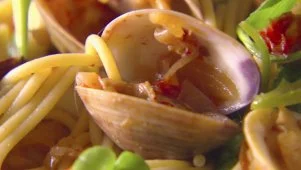 Pinot and Seafood Spaghetti
