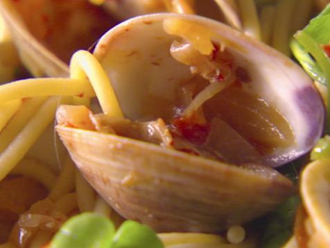 Pinot and Seafood Spaghetti