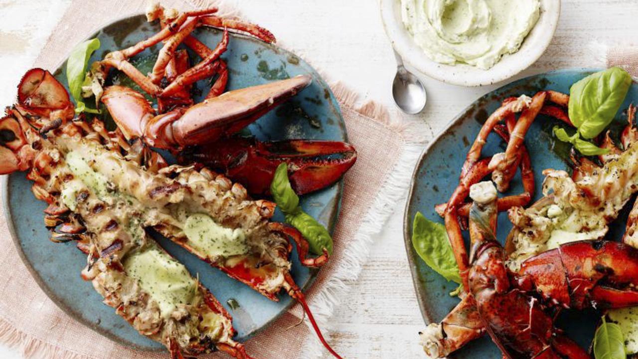 Grilled Lobster in Herb Butter