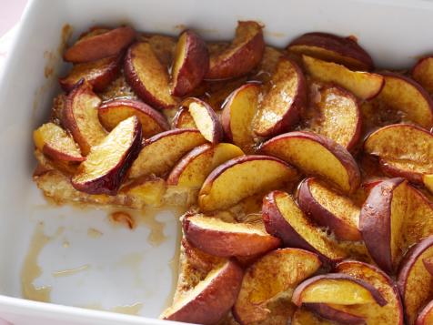 Baked Peach French Toast