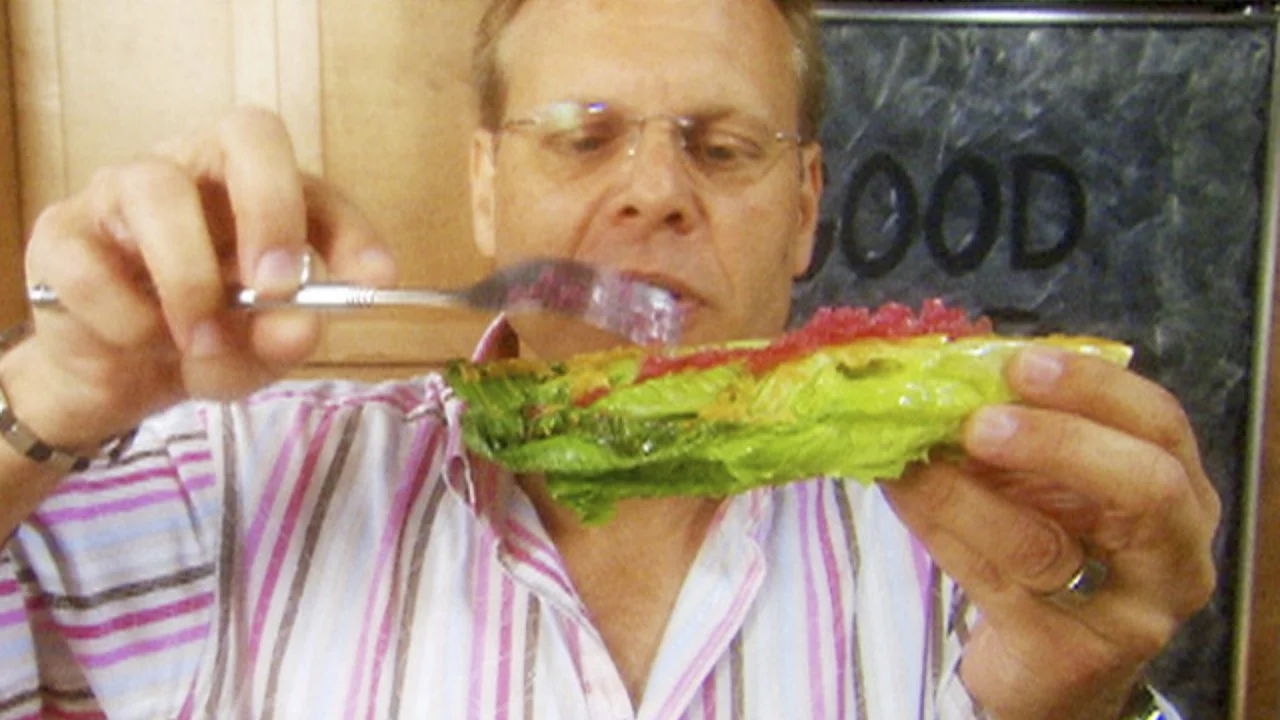 Easy Salad with Frozen Vinegar