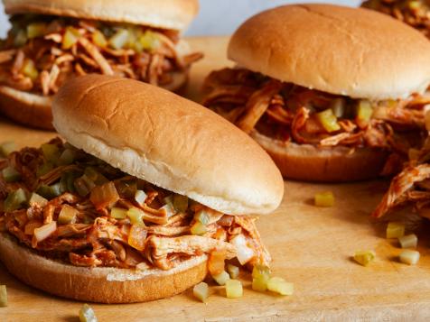 Saucy BBQ Chicken Sammies
