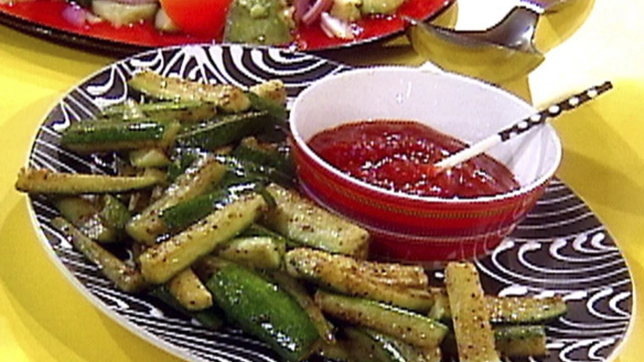 Mexican Zucchini Oven Fries