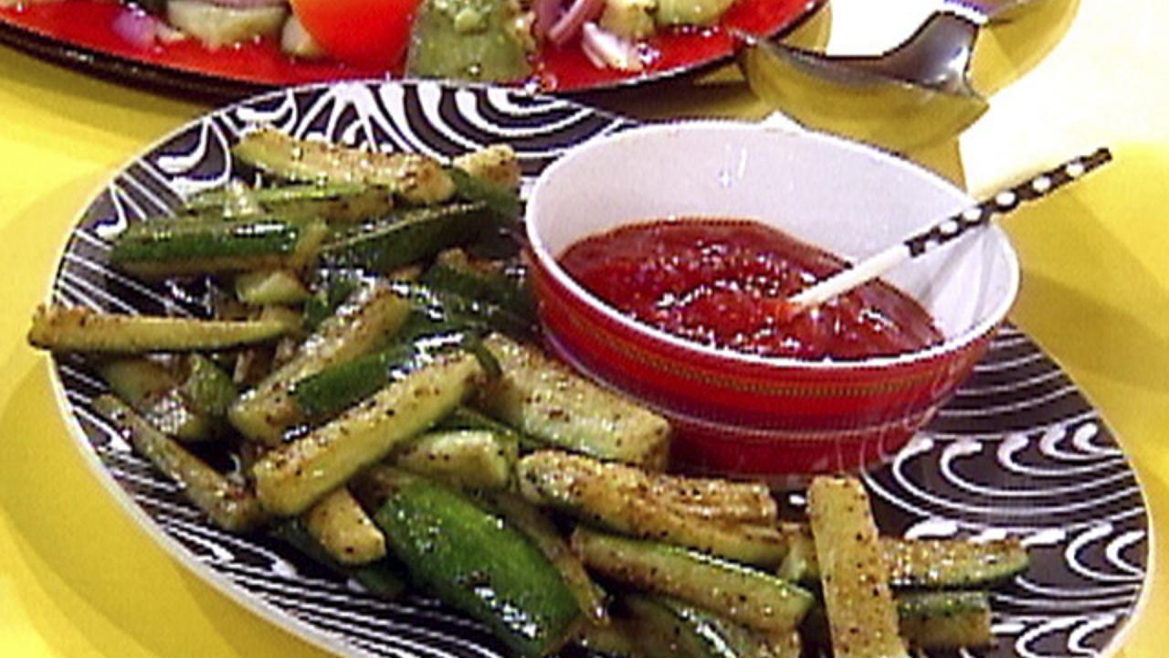 Mexican Zucchini Oven Fries