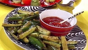 Mexican Zucchini Oven Fries