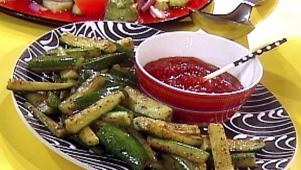 Mexican Zucchini Oven Fries