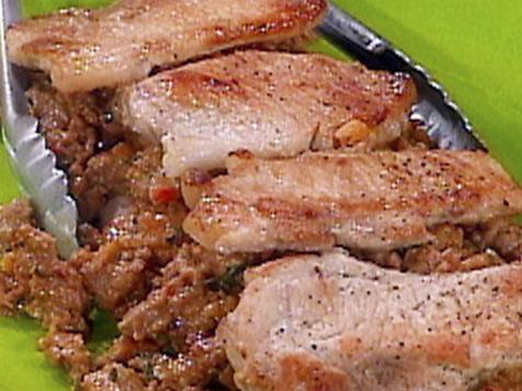 Sausage-Stuffed Pork Chops