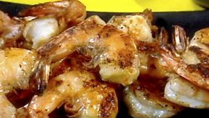 Shrimp with Creamy Horseradish