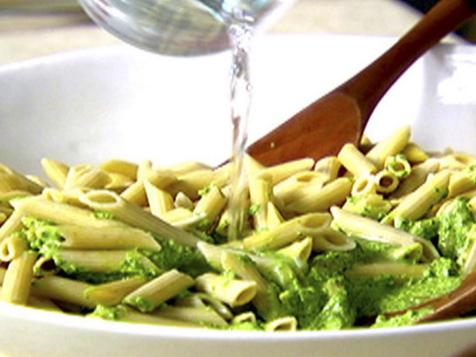 Penne with Spinach Sauce