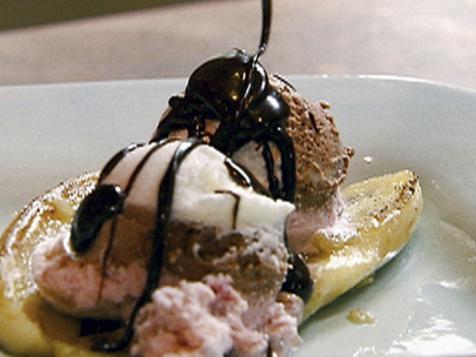Sinfully Rich Banana Splits