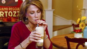 Root Beer Float and Cookies