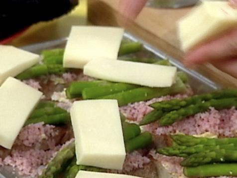 Open-Faced Ham & Asparagus