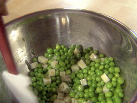 Green Peas with Cheese and Herbs