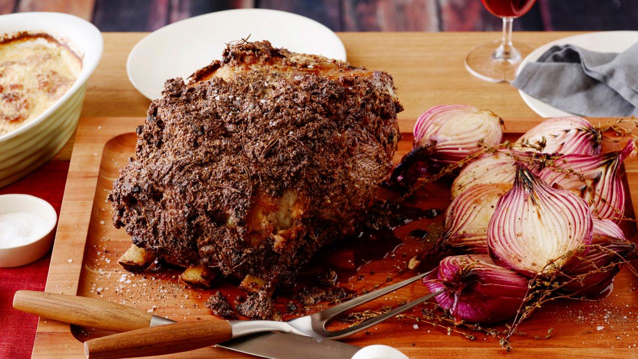 Horseradish-Crusted Rib Roast