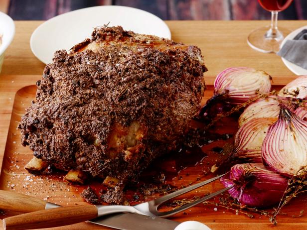 Crusty Ribwich Horseradish-Crusted Rib Roast | Food Network