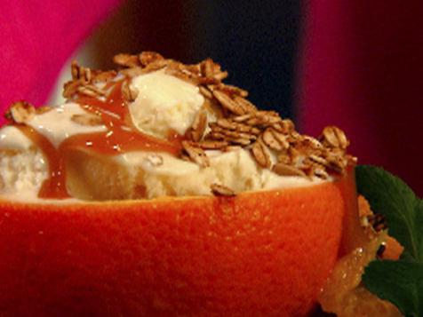 Ice Cream, Oranges and Caramel