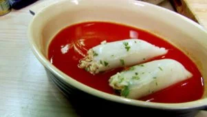 Simply Stuffed Squid with Rice