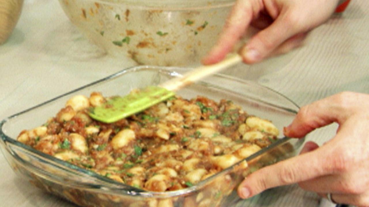 Baked White Beans with Tomato