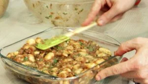 Baked White Beans with Tomato