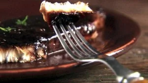 Halibut With Balsamic Glaze