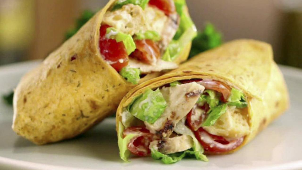 Jeff's Chicken Caesar Wrap