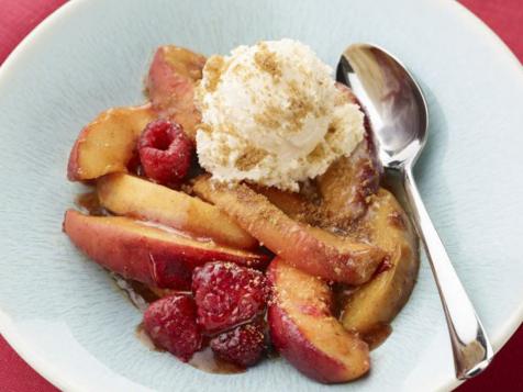 Rachael's Peach Melba Saute