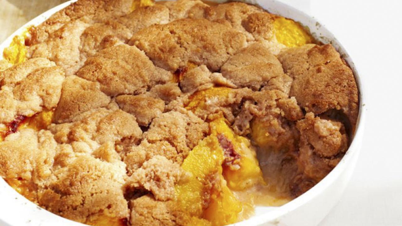Tyler's Bourbon Peach Cobbler