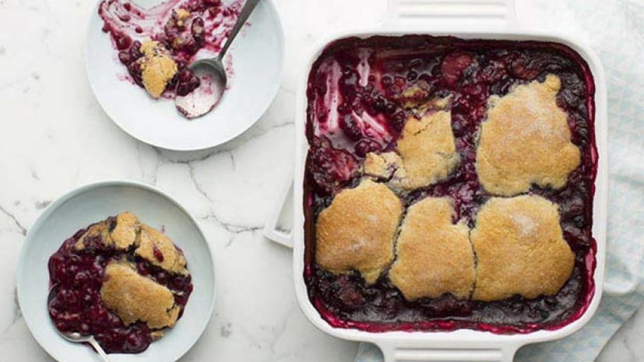 Ellie's Mixed Berry Cobbler